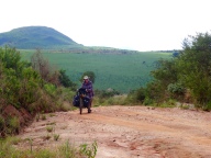 Climbing to Nyika Plateau, Malawi