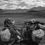 Frosted bikes, Coipasa, Bolivia